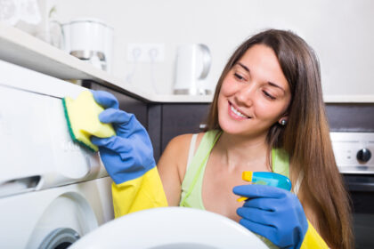 Cleaning a washing machine