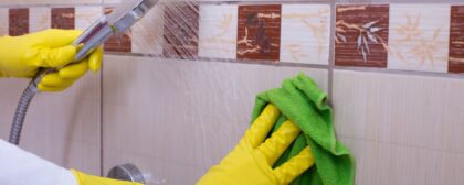 How to clean shower tiles