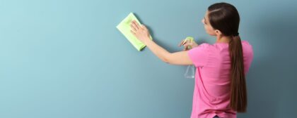 How to clean your walls