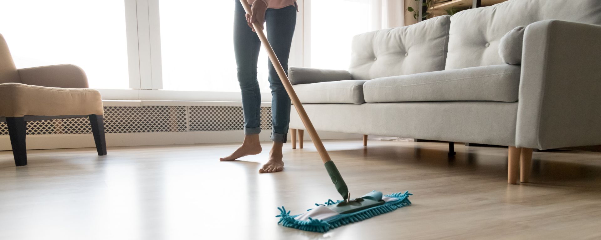 How to clean and mop all types of floors in your home