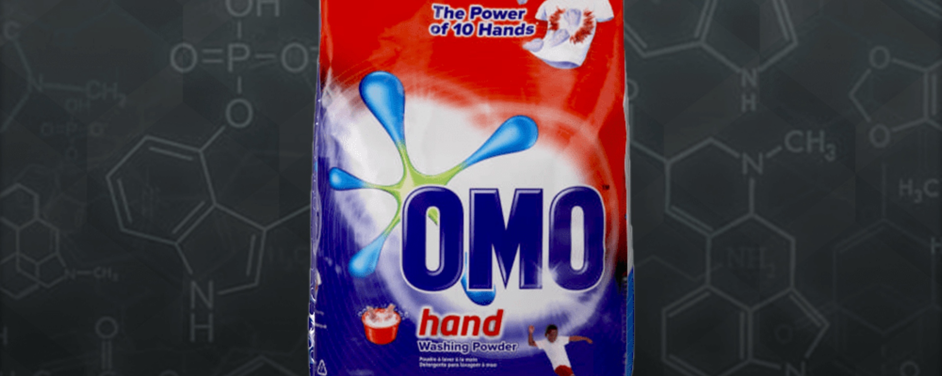 OMO washing powder packet