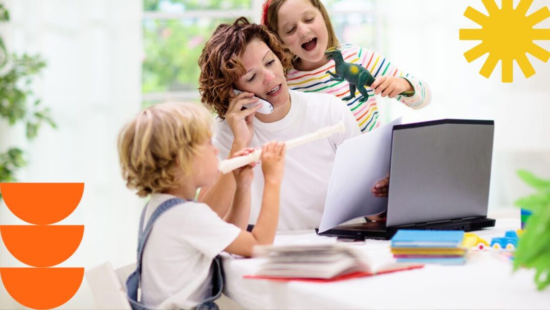 Work from home tips for school holidays