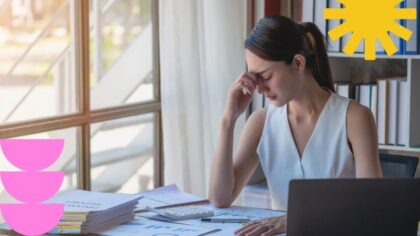 woman stressed